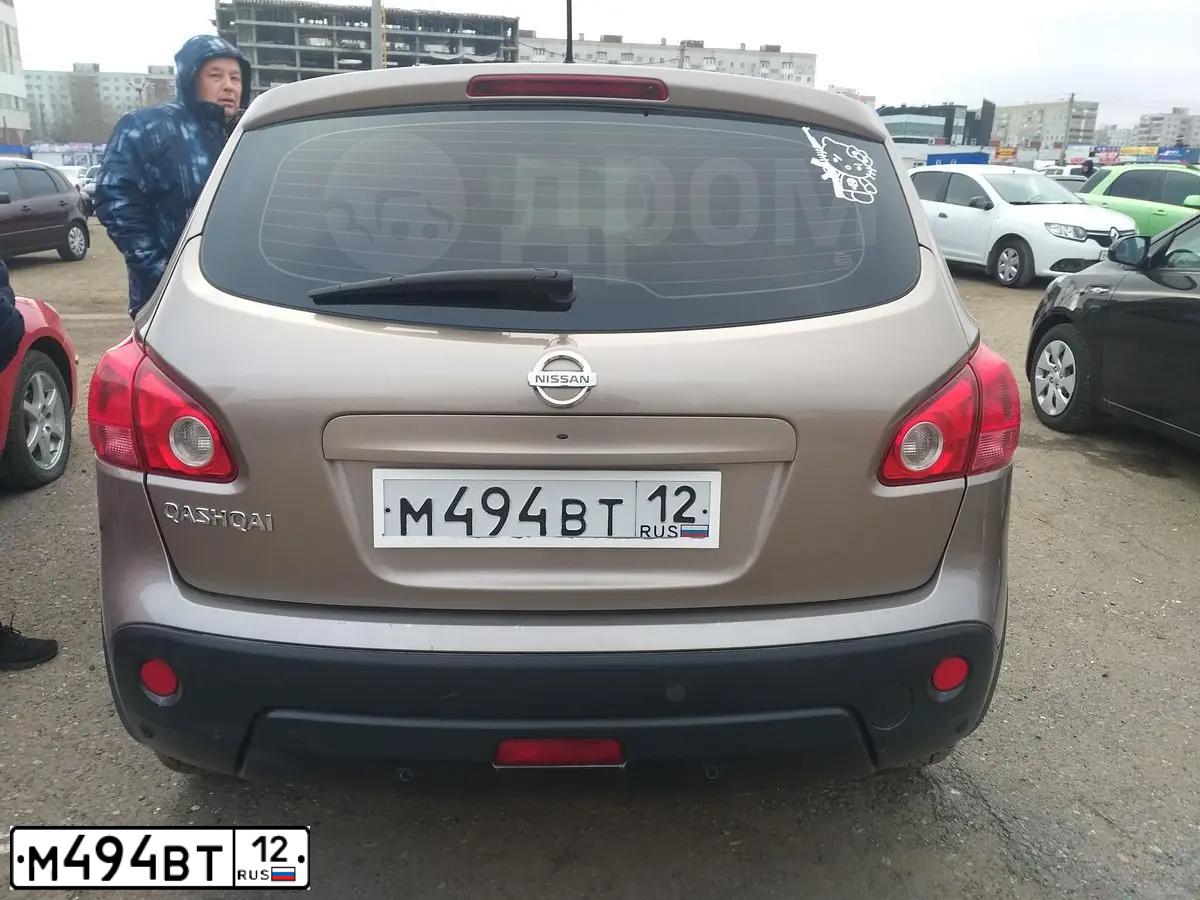 Фото автомобиля NISSAN QASHQAI, 2008 — госномер К003МК21. Цвет: СВЕТЛО-КОРИЧНЕВЫЙ