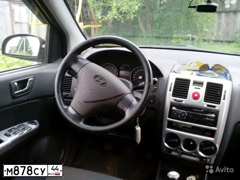 Фото автомобиля HYUNDAI GETZ, 2008 — госномер У019ТА33. Цвет: ЧЕРНЫЙ