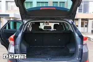 Фото автомобиля HYUNDAI TUCSON, 2016 — госномер Р607ХР750. Цвет: ТЕМНО-СЕРЫЙ