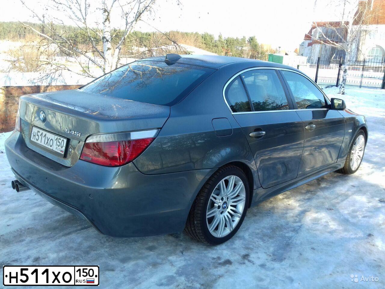 Фото автомобиля BMW SERIE 5, 2004 — госномер К453НМ763. Цвет: СЕРЫЙ