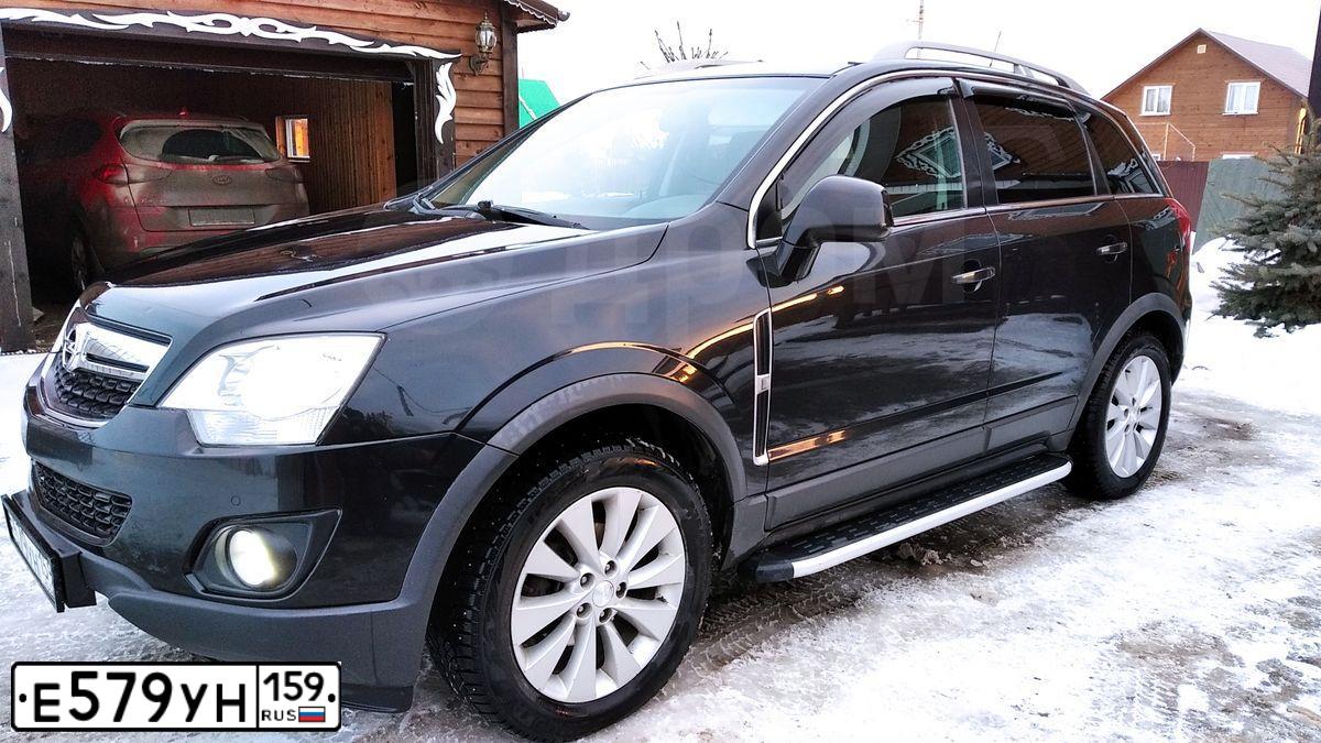 Фото автомобиля OPEL ANTARA, 2014 — госномер Е579УН159. Цвет: ЧЕРНЫЙ