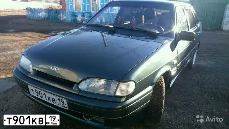 Фото автомобиля LADA 2115 SAMARA, 2006 — госномер Т901УВ19. Цвет: сине-зеленый
