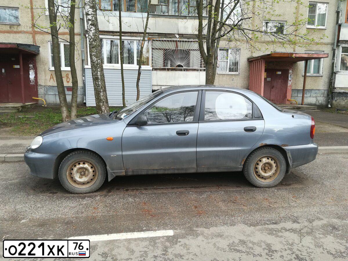 Фото автомобиля ZAZ LANOS, 2008 — госномер Х730ЕК761. Цвет: СЕРЫЙ