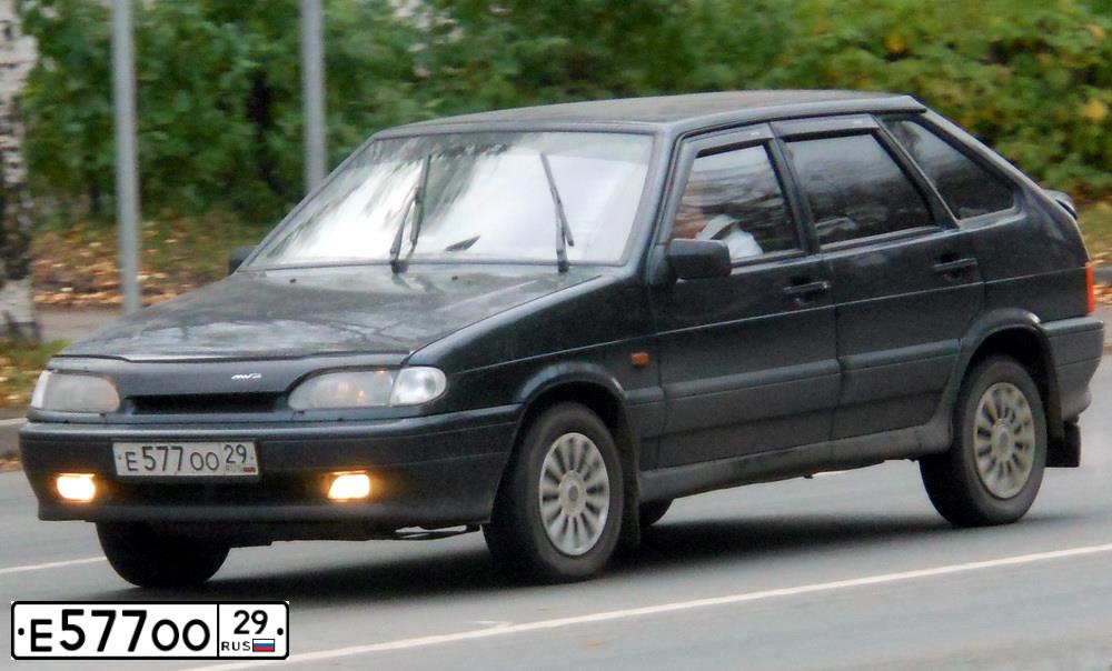 Фото автомобиля LADA 2114 SAMARA, 2007 — госномер О231МВ29. Цвет: ЧЕРНЫЙ
