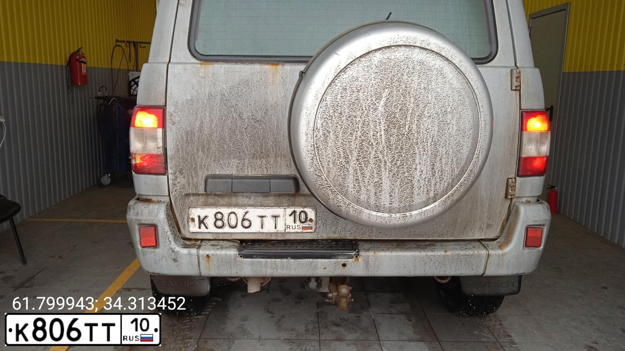 Фото автомобиля UAZ PATRIOT, 2009 — госномер А368УР51. Цвет: СНЕЖ.КОРОЛЕВА-МЕТАЛЛИК