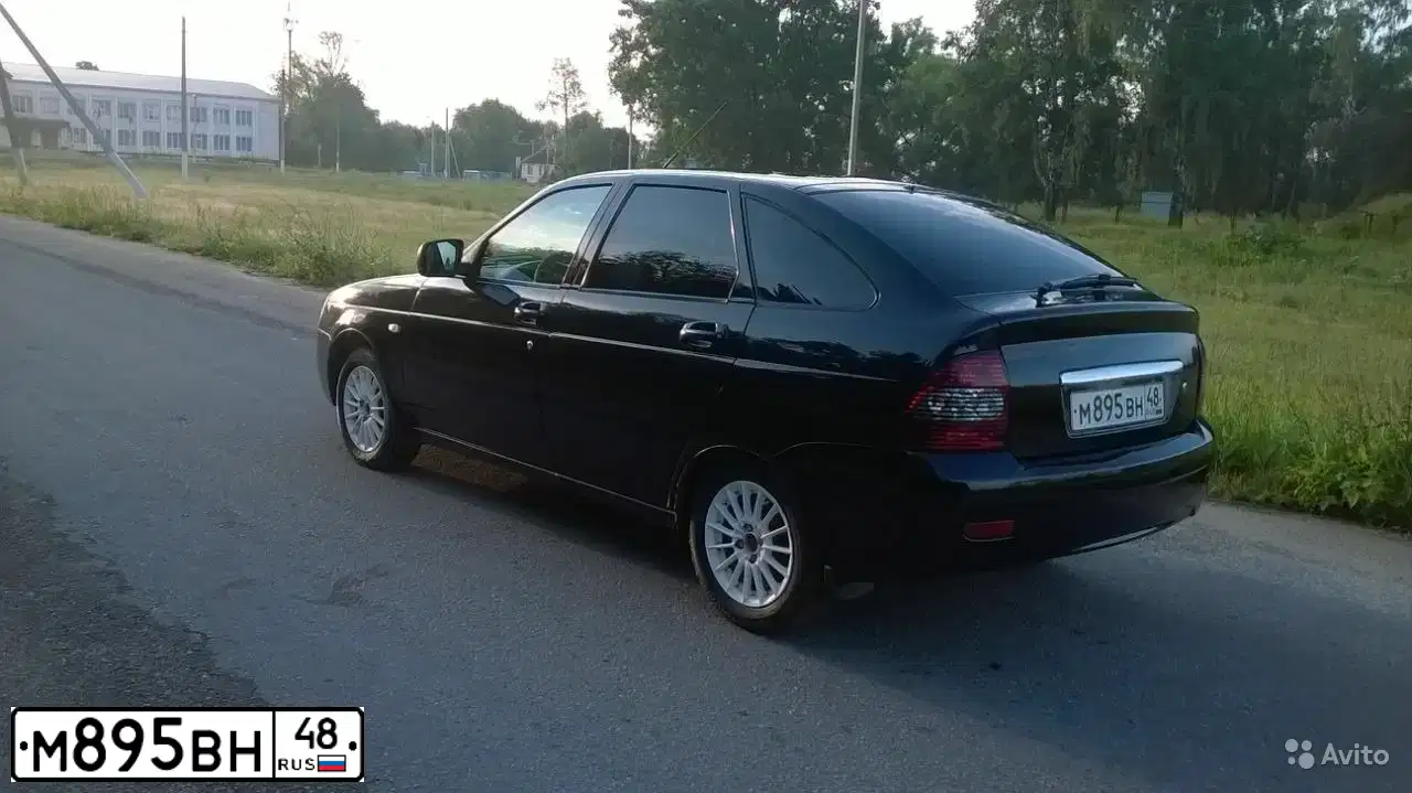 Фото автомобиля ЛАДА 217230 ЛАДА ПРИОРА, 2012 — госномер А697АК181. Цвет: СИНЕ-ЧЕРНЫЙ