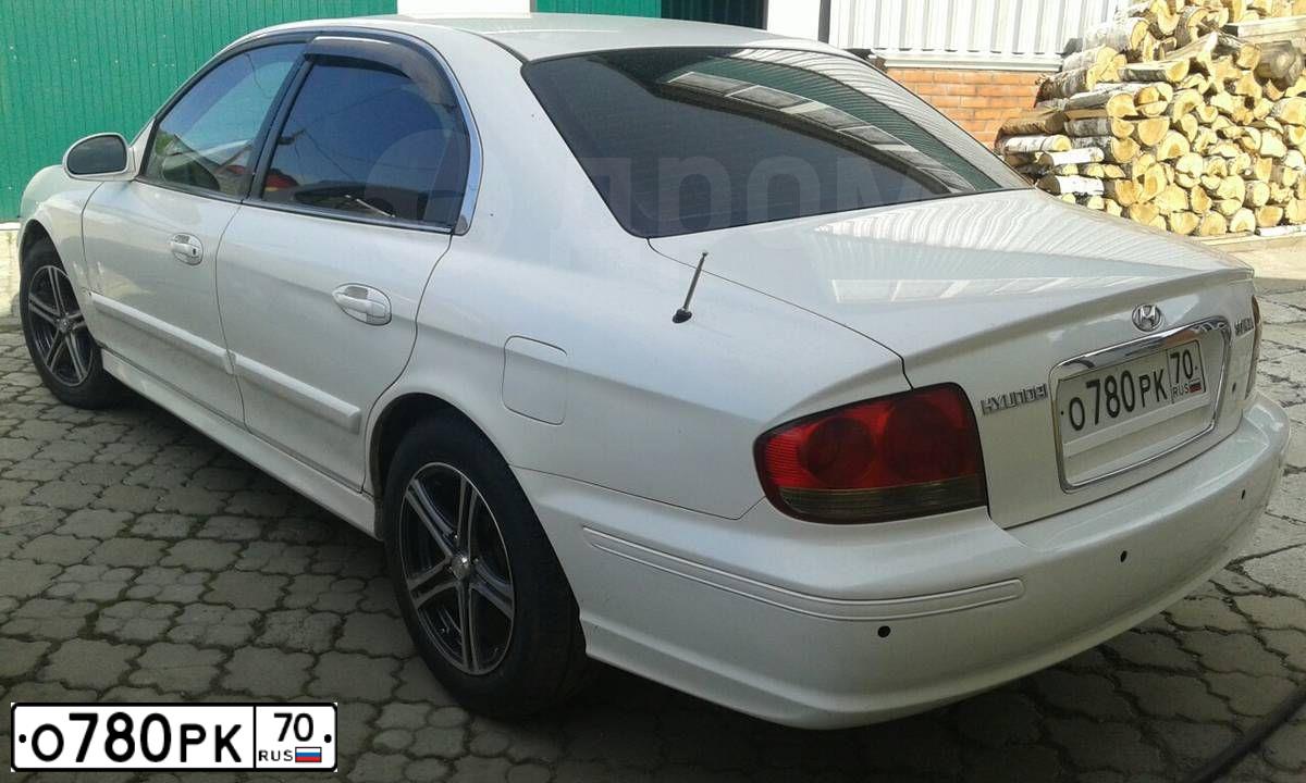 Фото автомобиля HYUNDAI SONATA, 2002 — госномер А960ЕХ142. Цвет: Белый