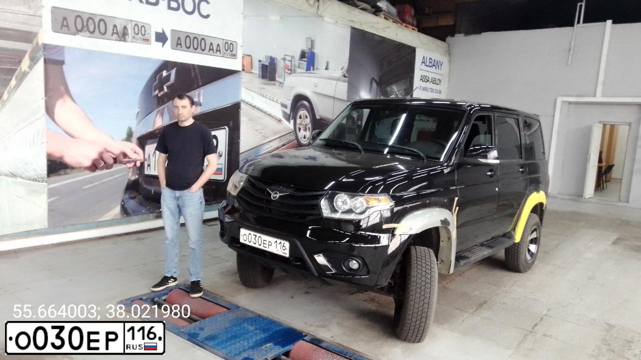 Фото автомобиля HYUNDAI IX35, 2011 — госномер О031ЕР116. Цвет: ЧЕРНЫЙ
