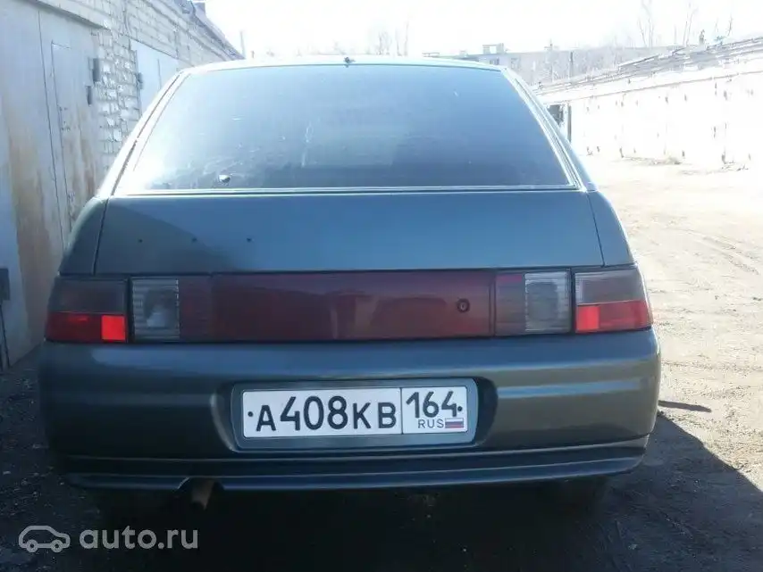 Фото автомобиля LADA 2112, 2008 — госномер А408КВ164. Цвет: СЕРО-ЗЕЛЕНЫЙ
