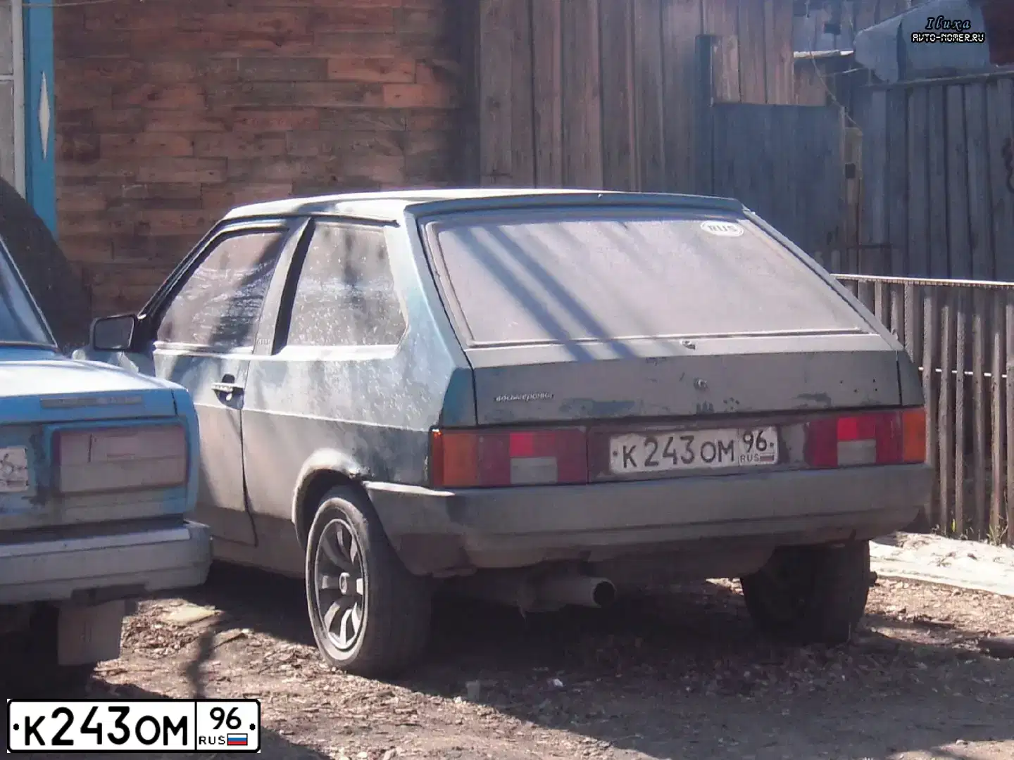 Фото автомобиля LADA 2108 SAMARA, 1997 — госномер К243ОМ96. Цвет: ЗЕЛЕНЫЙ