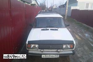 Фото автомобиля LADA 2104, 1999 — госномер А123РУ67. Цвет: ЯРКО-БЕЛЫЙ