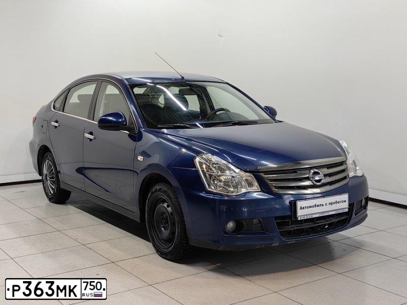 Фото автомобиля NISSAN ALMERA /AVTOVAZ/, 2014 — госномер Р363МК750. Цвет: СИНИЙ