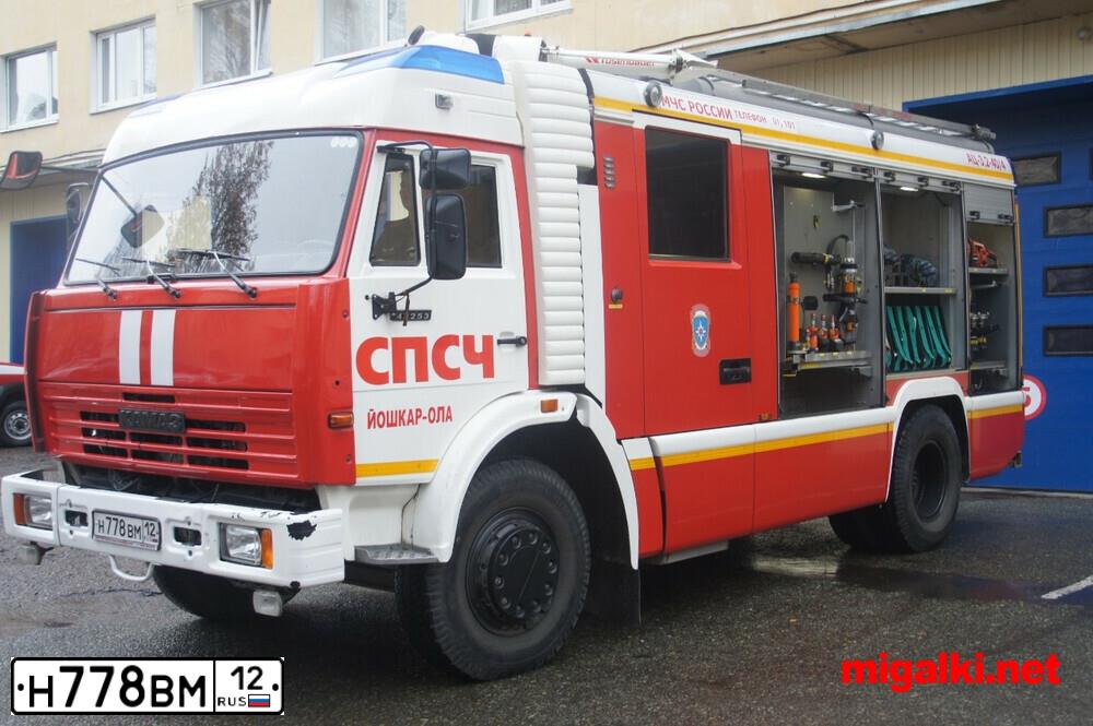 Фото автомобиля KAMAZ 43253 /4X2/, 2013 — госномер Н778ВМ12. Цвет: ЦВ СХ А8 ПО ГОСТ Р 50574-2019