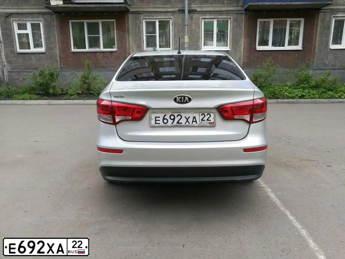 Фото автомобиля KIA RIO, 2015 — госномер С650НВ716