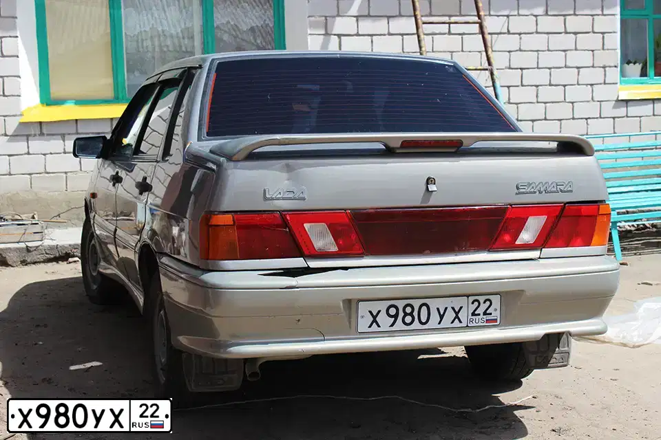 Фото автомобиля LADA 2115, 2008 — госномер М874КК154. Цвет: СЕРО-БЕЖЕВЫЙ