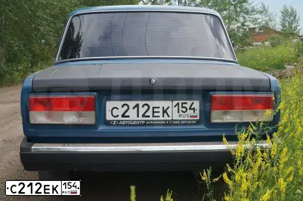 Фото автомобиля LADA 2107, 2007 — госномер Е382ВН154. Цвет: СИНИЙ