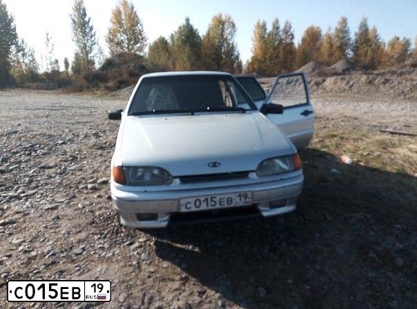 Фото автомобиля VAZ ВАЗ 21150, 2003 — госномер С015ЕВ19. Цвет: СЕРЫЙ