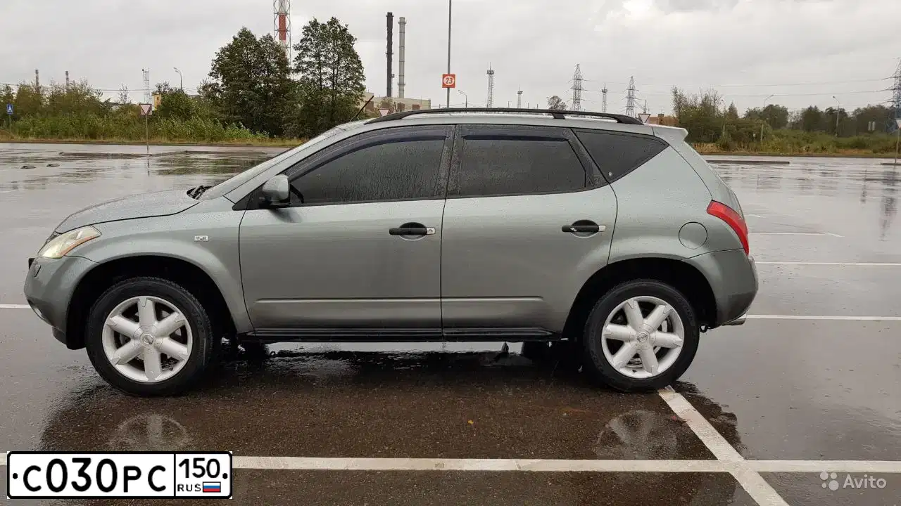 Фото автомобиля NISSAN MURANO, 2007 — госномер С030РС150. Цвет: СЕРЫЙ