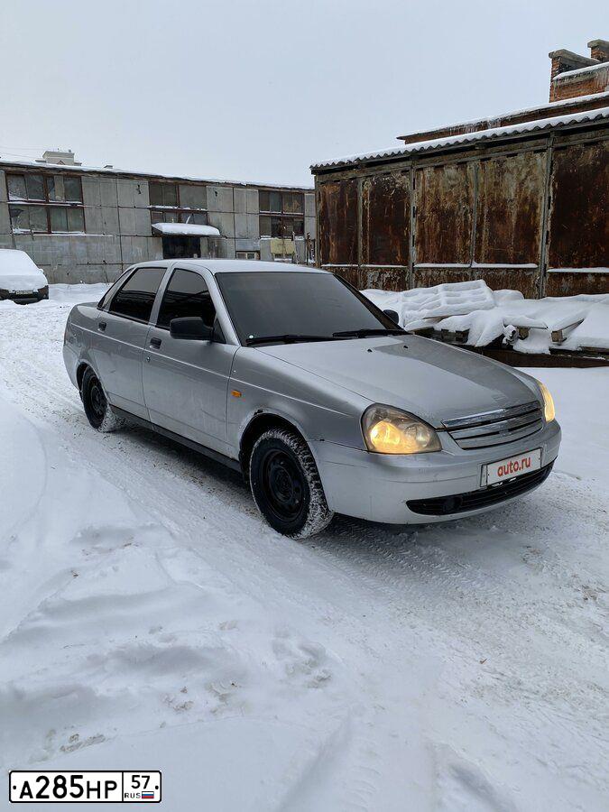 Фото автомобиля LADA 2170 PRIORA, 2007 — госномер А285НР57. Цвет: Светло-Серебристый металлик