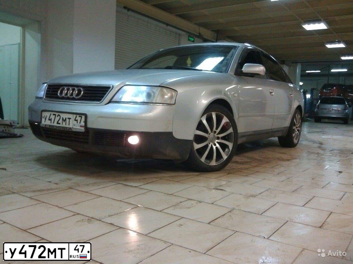 Фото автомобиля AUDI A6, 1998 — госномер У472МТ47. Цвет: Серебристый