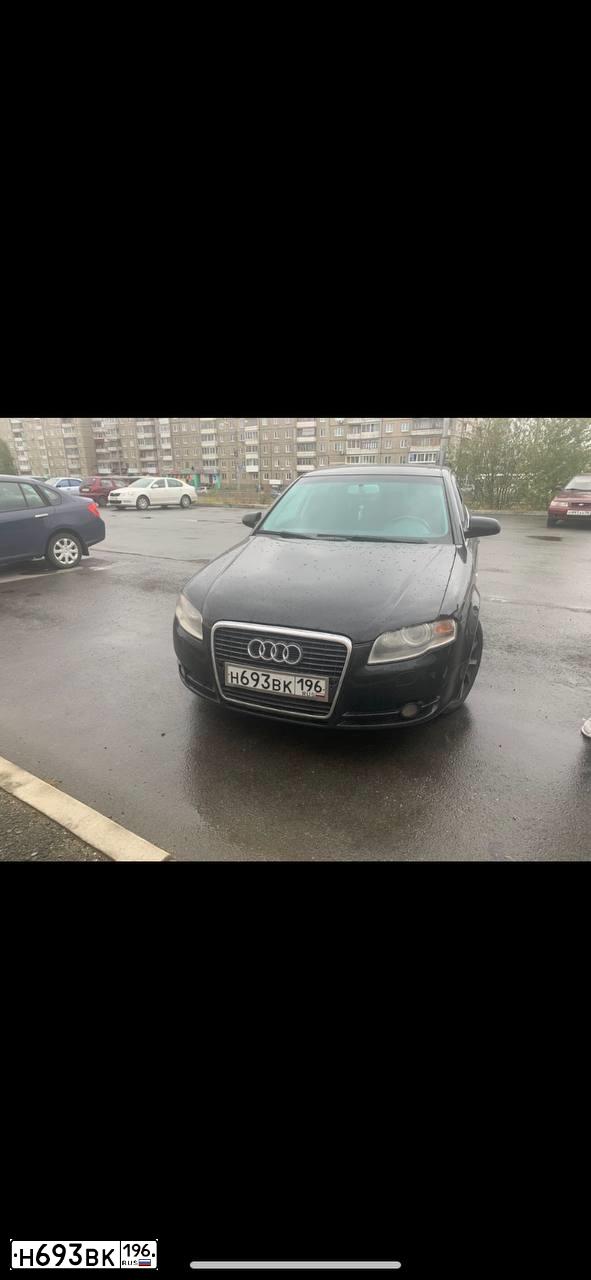 Фото автомобиля AUDI A4, 2007 — госномер М630НЕ45. Цвет: ЧЕРНЫЙ