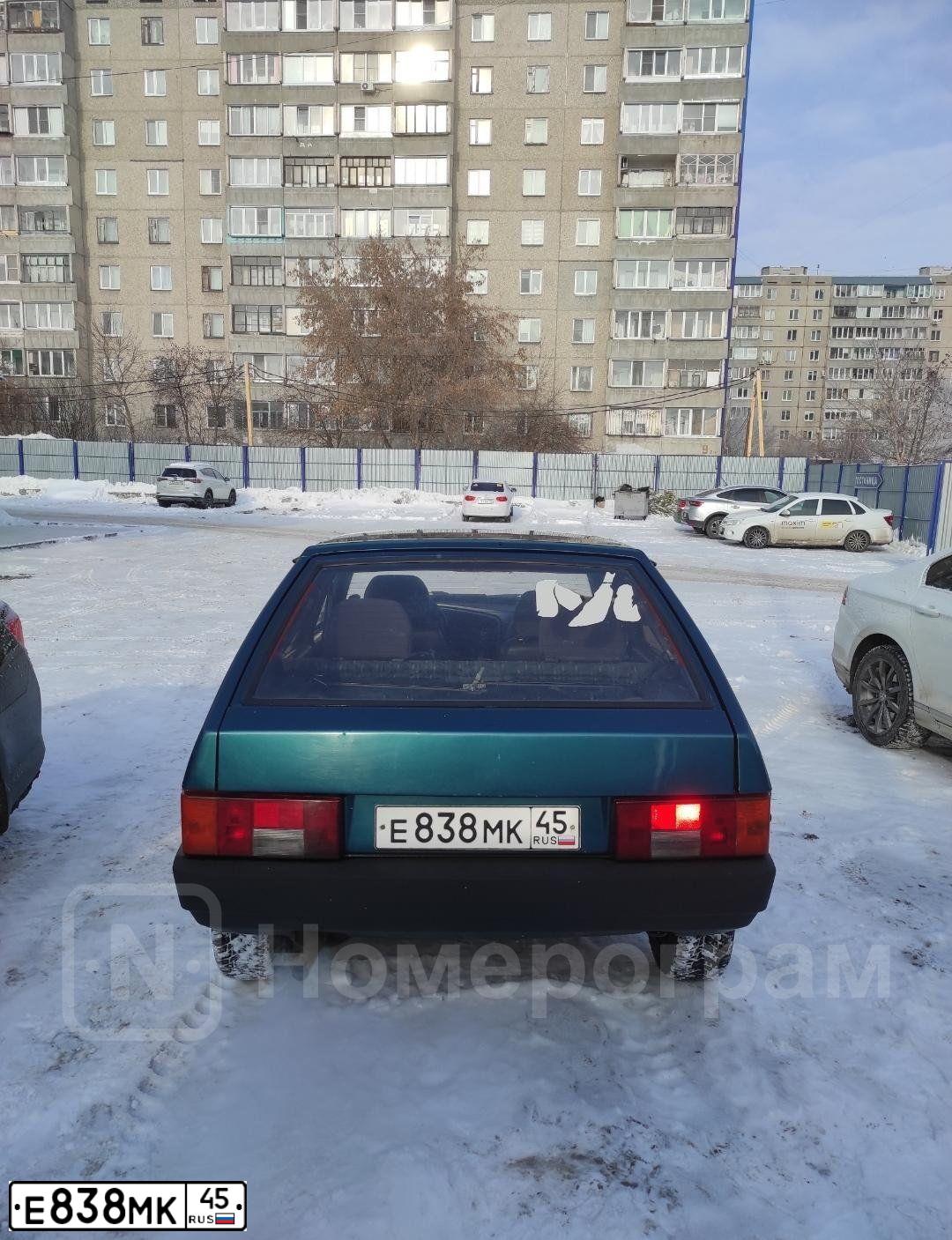 Фото автомобиля LADA 2109 SAMARA, 1997 — госномер У880ТА72. Цвет: ЗЕЛЕНЫЙ