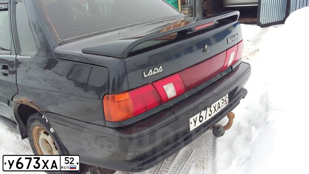 Фото автомобиля LADA 2115 SAMARA, 2008 — госномер У673ХА52. Цвет: ЧЕРНЫЙ МЕТАЛЛИК