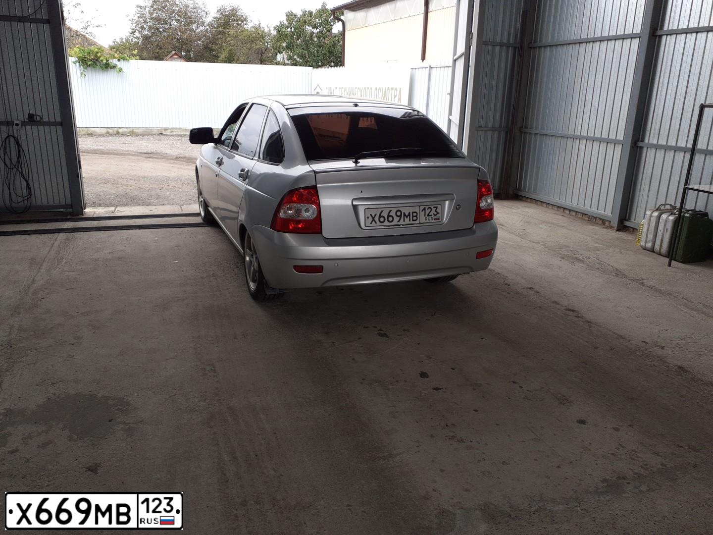 Фото автомобиля LADA 2172 PRIORA, 2008 — госномер К929ЕХ48. Цвет: КРАСНЫЙ