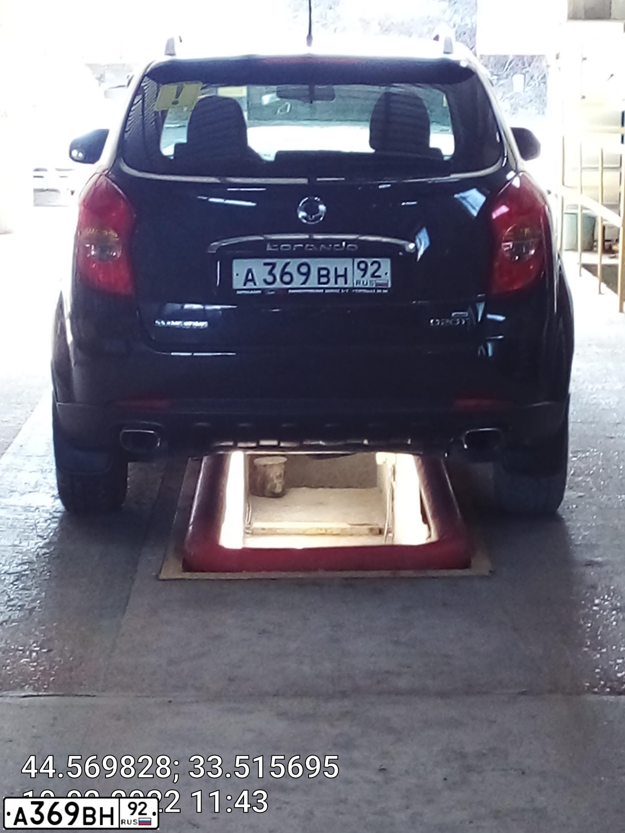 Фото автомобиля SSANGYONG Korando, 2013 — госномер А369ВН92