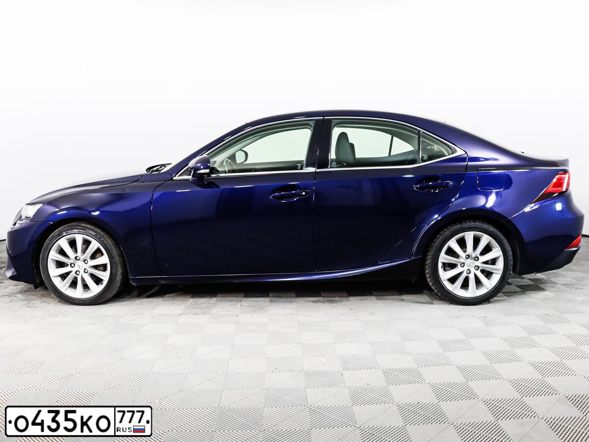 Фото автомобиля LEXUS S IS, 2014 — госномер О435КО777. Цвет: Темно-синий