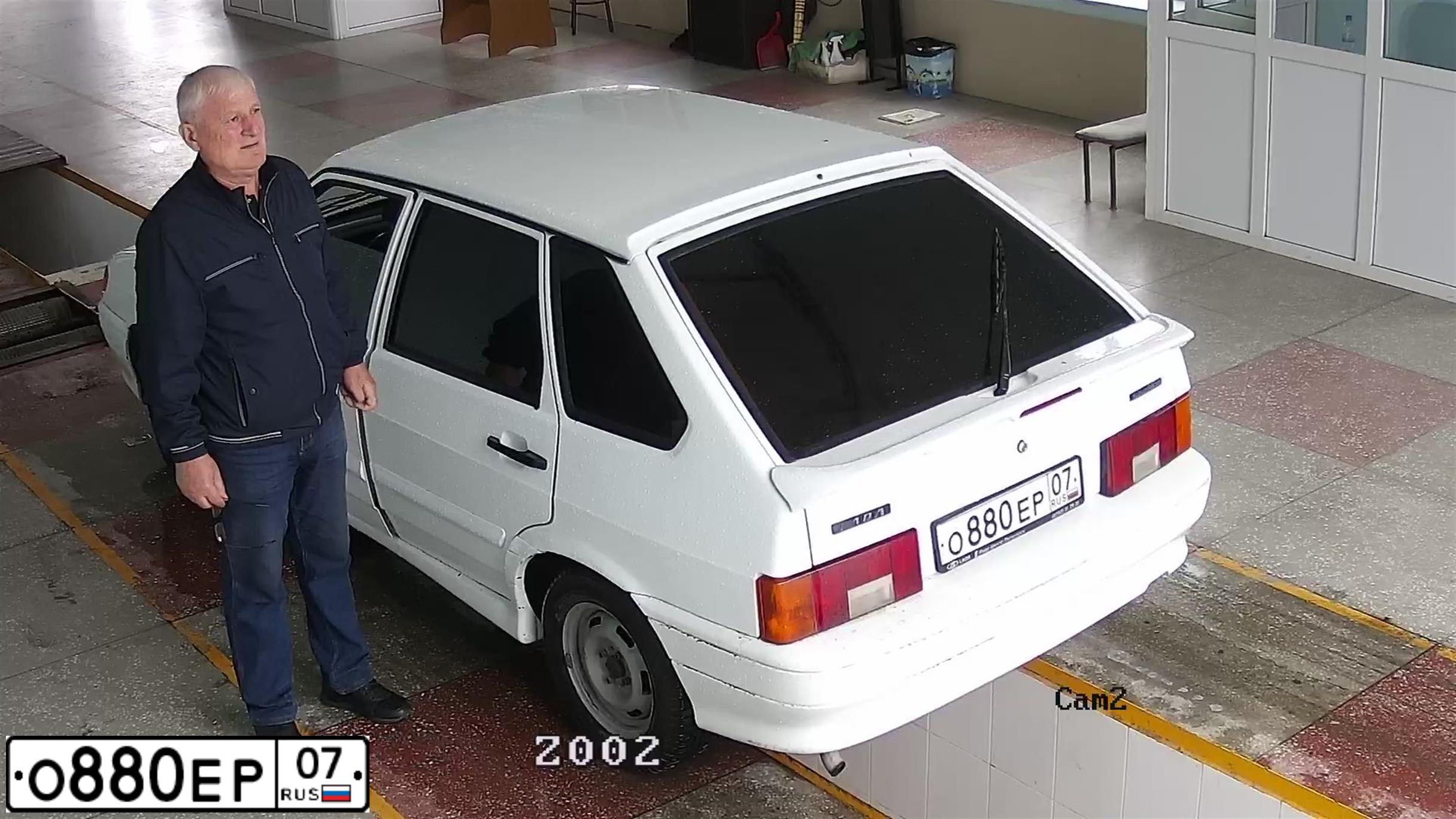 Фото автомобиля LADA 2114 SAMARA, 2011 — госномер О880ЕР07. Цвет: БЕЛ.