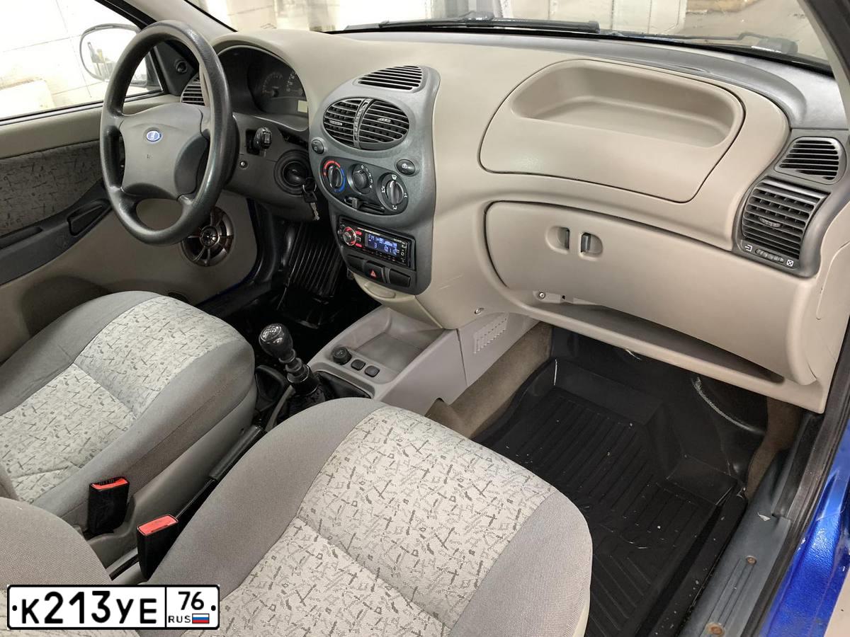 Фото автомобиля LADA KALINA, 2007 — госномер Н309ЕС76. Цвет: синий