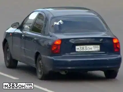 Фото автомобиля CHEVROLET LANOS, 2007 — госномер В612НМ45. Цвет: СИНИЙ ТЕМНЫЙ