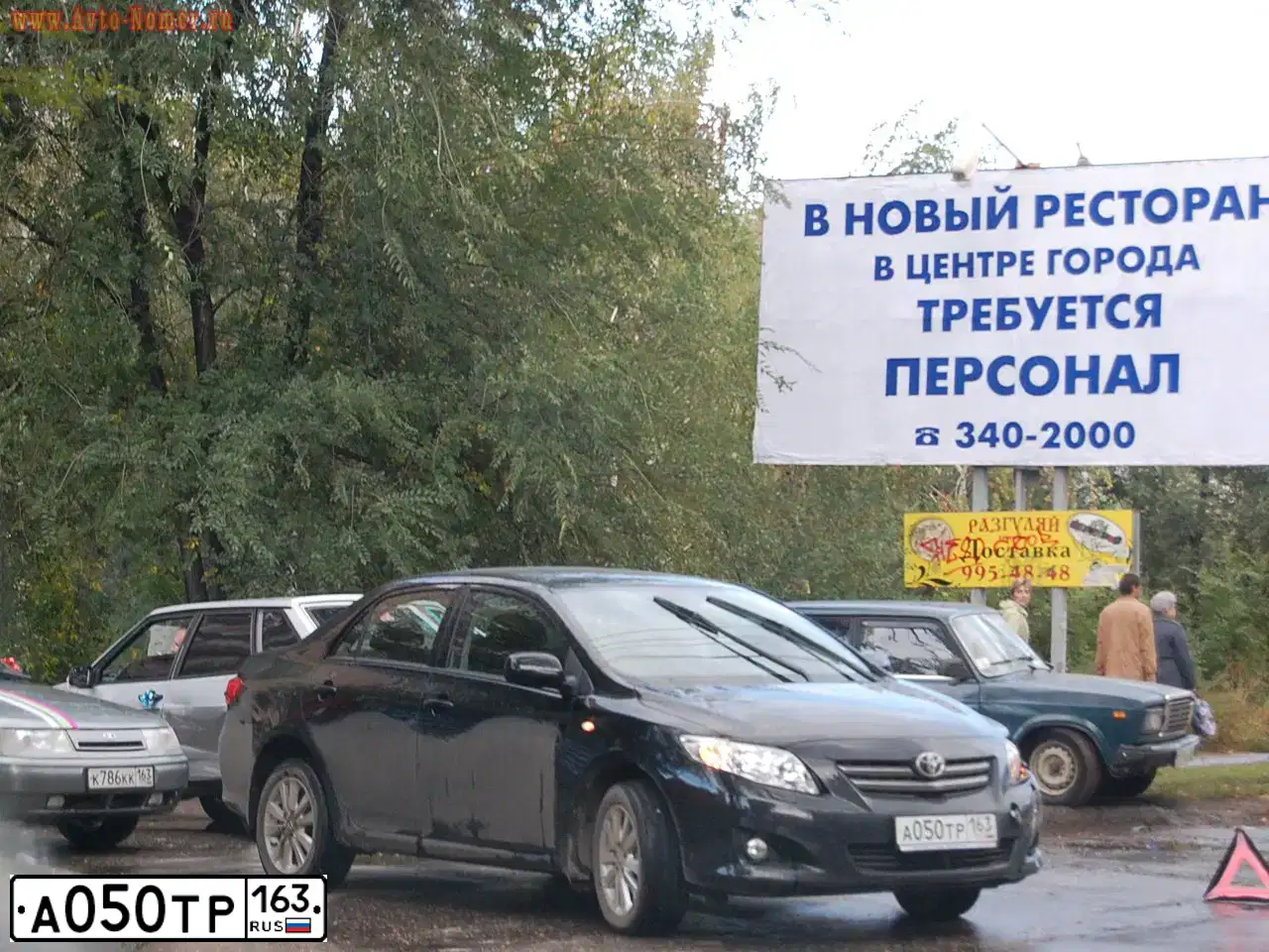 Фото автомобиля TOYOTA COROLLA, 2008 — госномер Е344ЕХ763. Цвет: ЧЕРНЫЙ