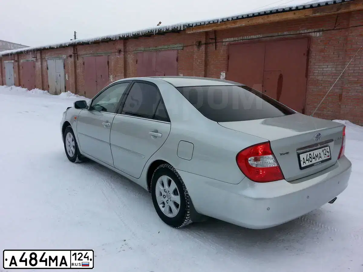 Фото автомобиля TOYOTA CAMRY, 2003 — госномер К300ЕК116. Цвет: СЕРЫЙ