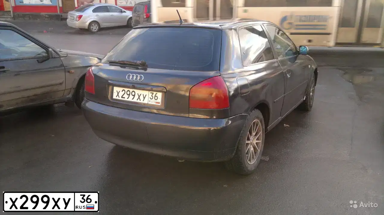 Фото автомобиля AUDI A3, 1998 — госномер Р771КТ90. Цвет: ЧЕРНЫЙ