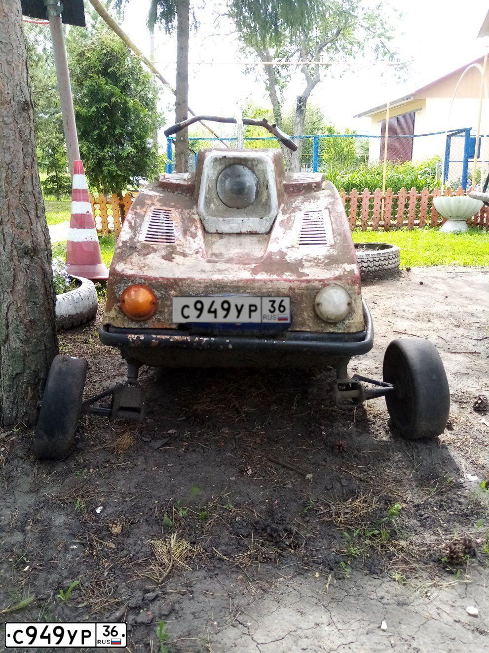 Фото автомобиля LADA LARGUS, 2012 — госномер С949УР36. Цвет: Белый