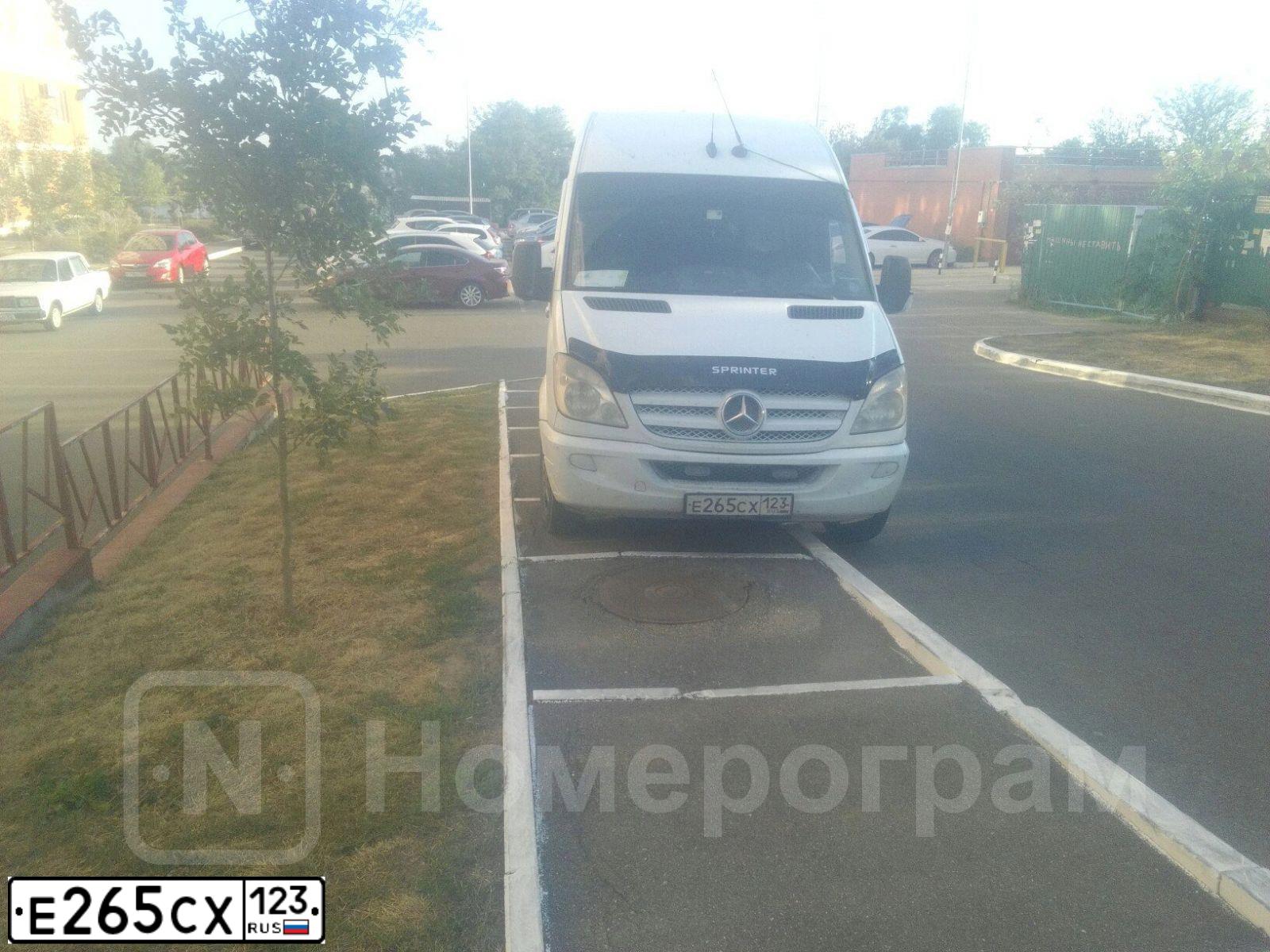 Фото автомобиля MERCEDES-BENZ SPRINTER, 2007 — госномер О209УВ193. Цвет: Белый