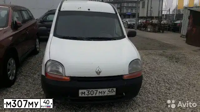 Фото автомобиля RENAULT KANGO EXPRESS СОN 14 96, 2003 — госномер Р977НО136. Цвет: Белый