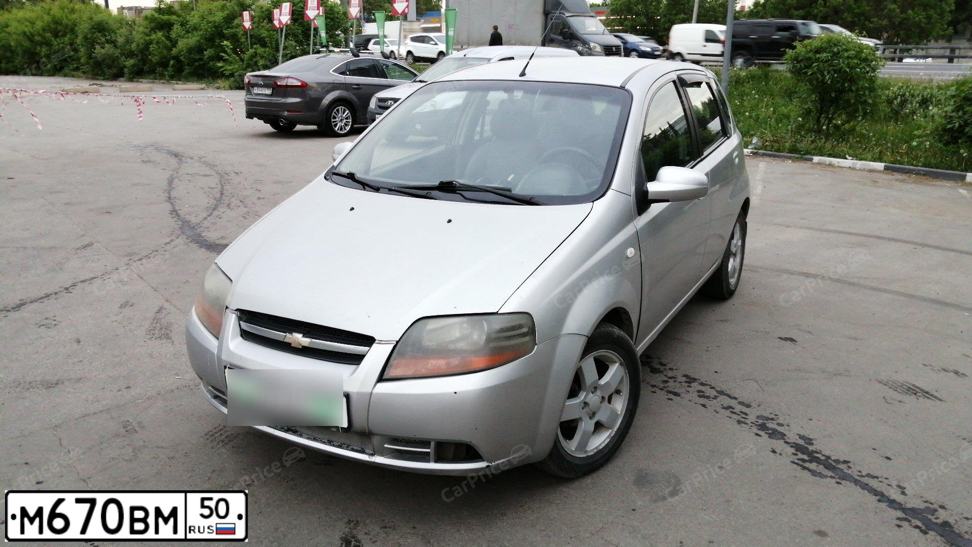 Фото автомобиля CHEVROLET AVEO, 2006 — госномер Р895КН790