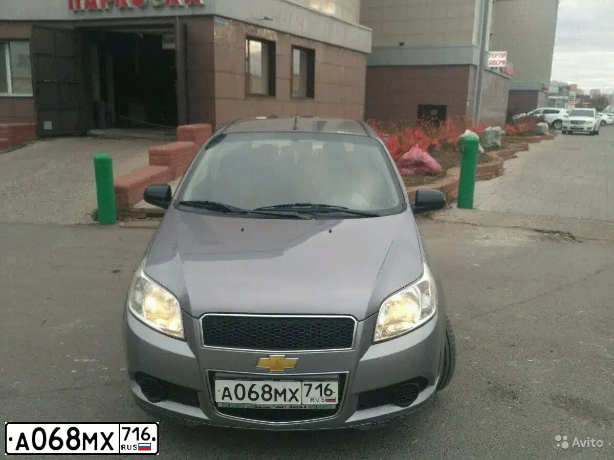 Фото автомобиля CHEVROLET T AVEO, 2010 — госномер О856НК716. Цвет: СЕРЫЙ