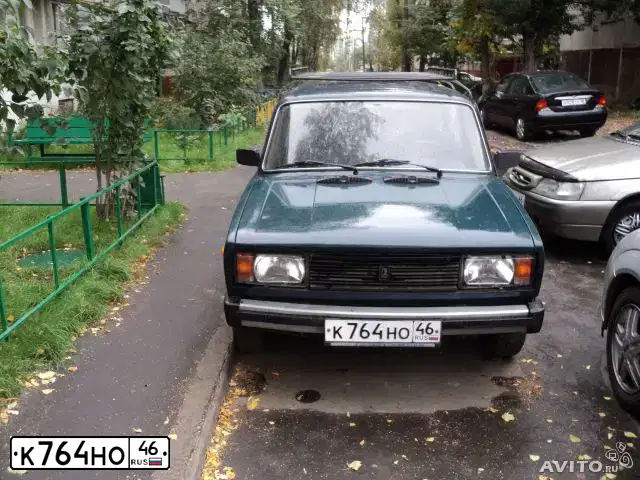 Фото автомобиля LADA 2104 LADA, 2002 — госномер К764НО46. Цвет: сине-зеленый
