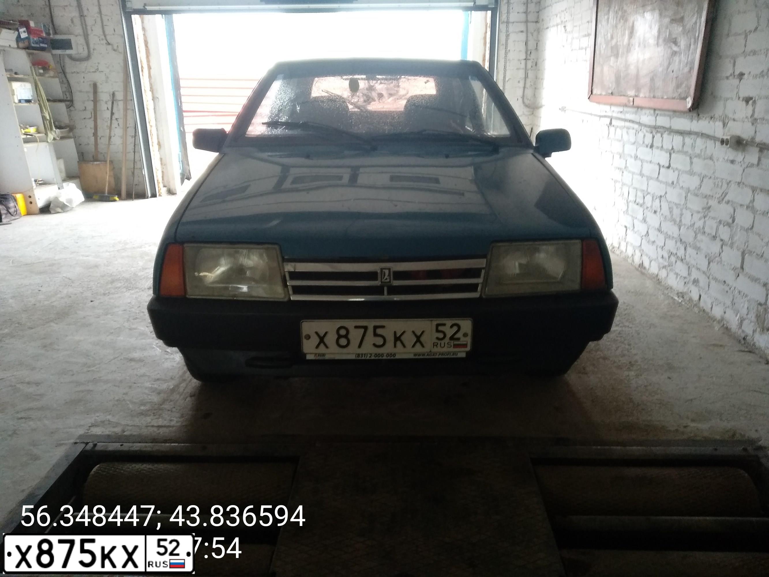 Фото автомобиля LADA 2108 SAMARA, 1999 — госномер Н550СА33. Цвет: СИНЕ-ЗЕЛЕНЫЙ
