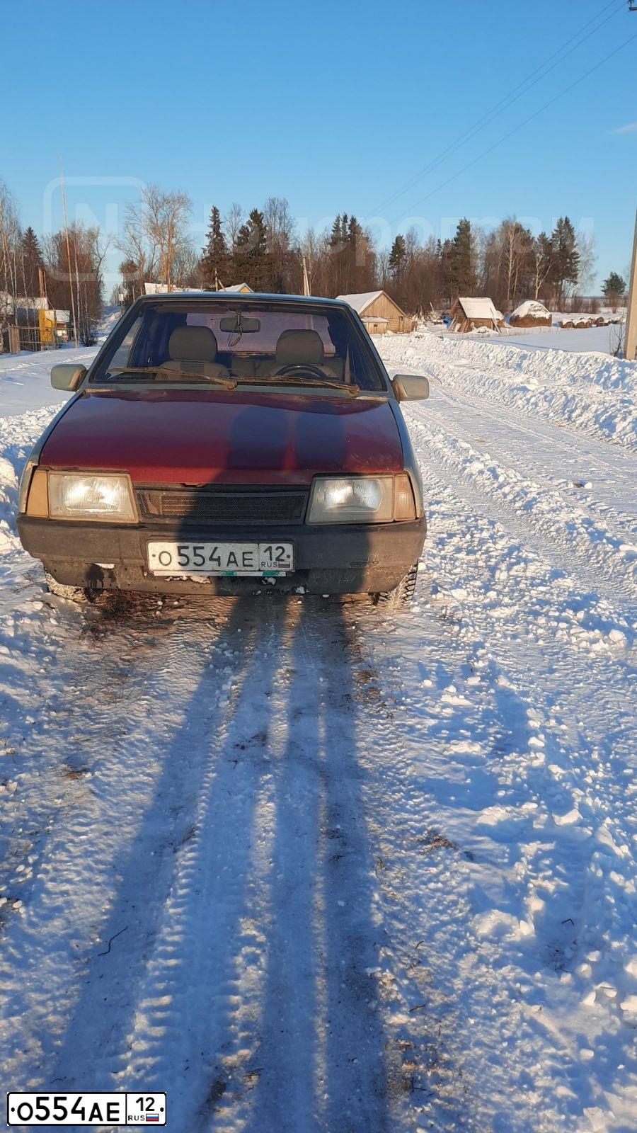 Фото автомобиля LADA 2109 SAMARA, 2001 — госномер О554АЕ12