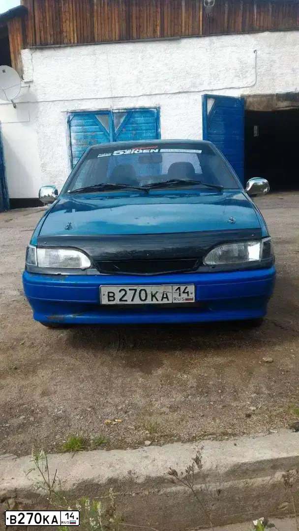 Фото автомобиля LADA 2115 SAMARA, 2000 — госномер В270КА14. Цвет: СИНИЙ
