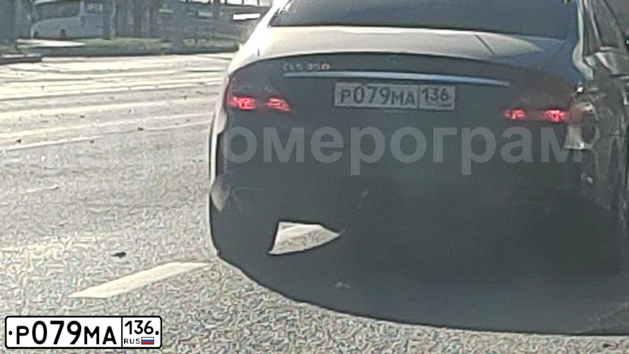 Фото автомобиля MERCEDES CLS-KLASSE, 2005 — госномер С117УА05. Цвет: ЧЕРНЫЙ