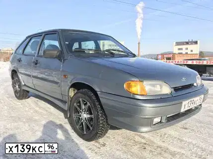 Фото автомобиля LADA 2114 SAMARA, 2013 — госномер С533ХТ174. Цвет: СЕРО-ЗЕЛЕНЫЙ