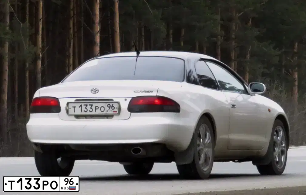 Фото автомобиля TOYOTA CURREN, 1998 — госномер А856ЕУ172