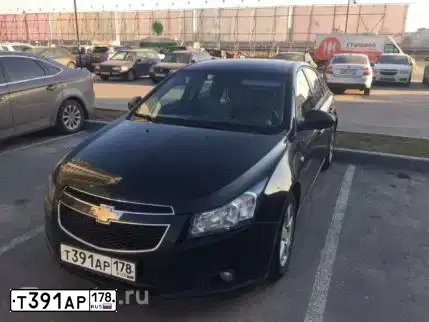 Фото автомобиля CHEVROLET CRUZE, 2010 — госномер Т643ЕА178. Цвет: ЧЕРНЫЙ
