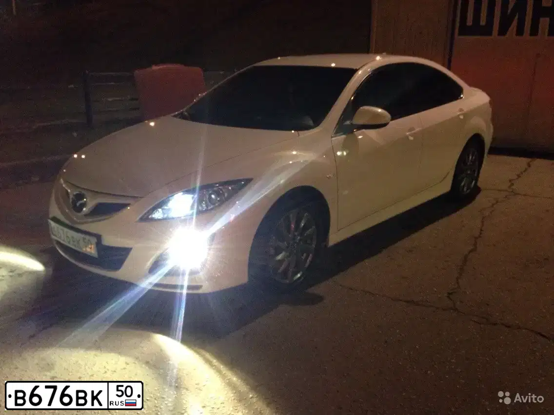 Фото автомобиля MAZDA 6, 2012 — госномер Е014ВУ122. Цвет: Белый